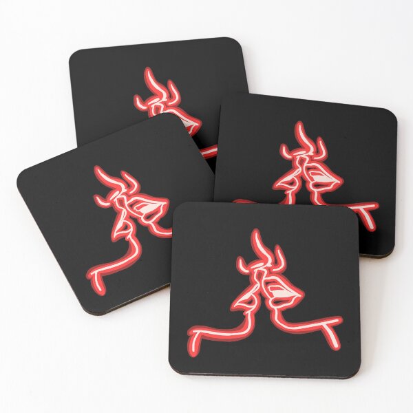 Item preview, Neon Kiss - Radioactive Red designed and sold by jenartfart.