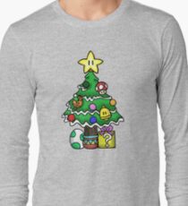 Super Mario - Mushroom Kingdom Christmas (Old) Long Sleeve T-Shirt