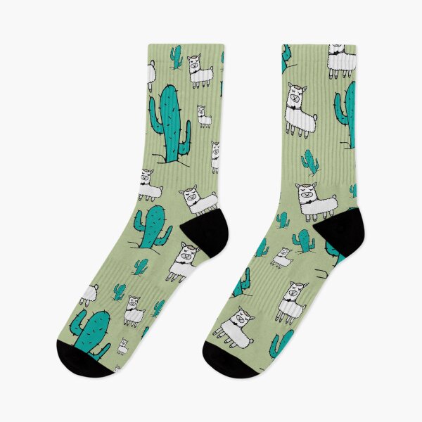 Item preview, Cute Alpaca, Love Apakas and cactus Pattern designed and sold by cyhdesign.