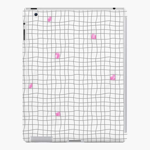 Carreaux - Grey/Pink Coque rigide iPad