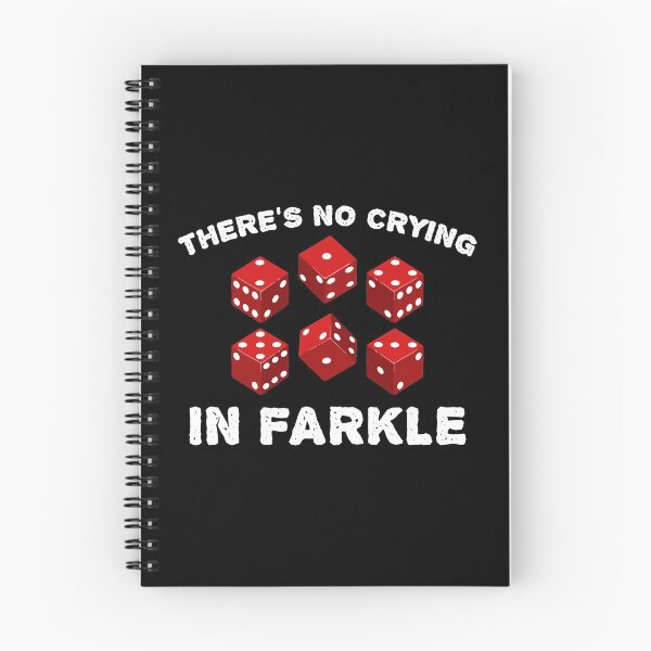 Item preview, There’s No Crying In Farkle Funny Dice Game graphic designed and sold by jakehughes2015.