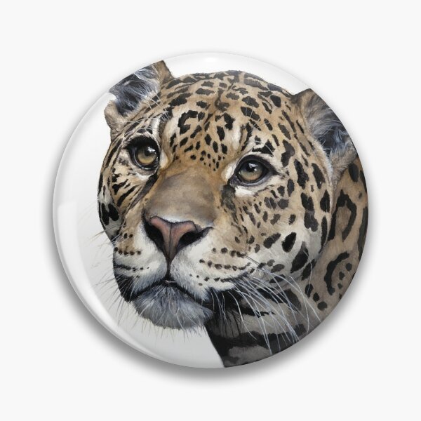 Item preview, Jaguar Watercolor Portrait designed and sold by Nickif14.