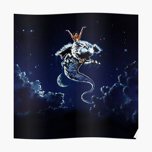 The Neverending Story 1980s 80s Movie Vintage Retro Never Ending Poster