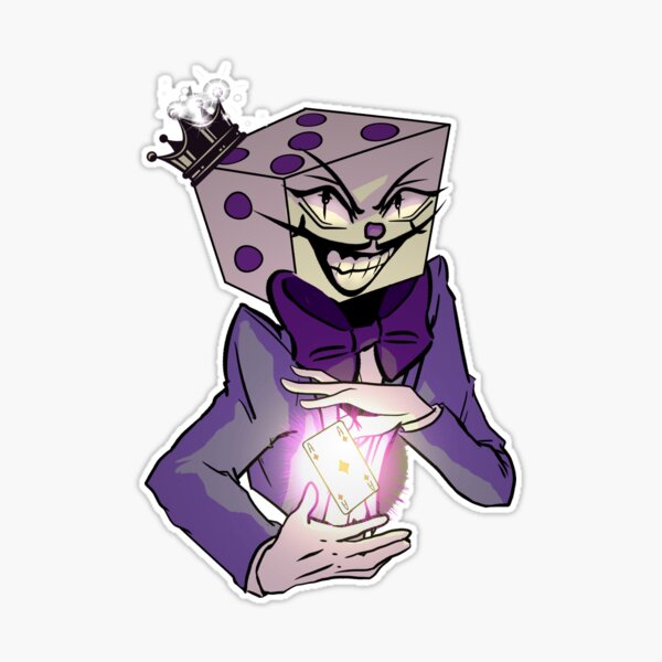 King Dice Sticker for Sale by ReeArt