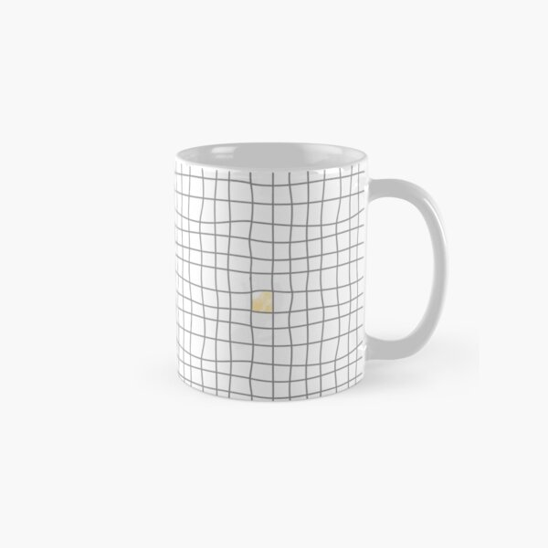 Carreaux - Grey/Yellow Classic Mug