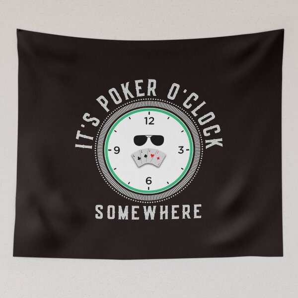 Item preview, It's Poker O'clock somewhere designed and sold by PokerDay.