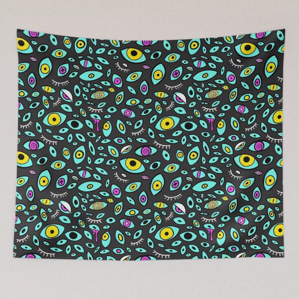 Item preview, eyes - black + pink + yellow + cyan designed and sold by vastsurge.