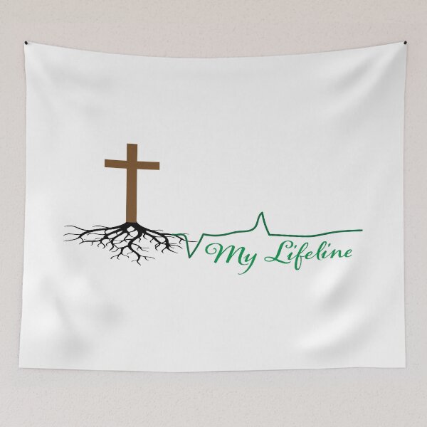 Item preview, My Lifeline Cross Religion designed and sold by JAZTshirt.