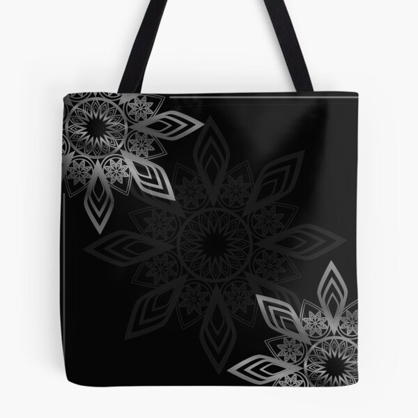 Item preview, Snow flake on a black background designed and sold by Lisa Johnson.