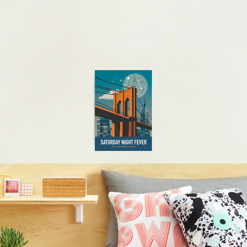 Saturday Night Fever - Alternative Movie Poster Photographic Print