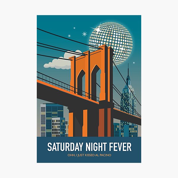 Saturday Night Fever - Alternative Movie Poster Photographic Print