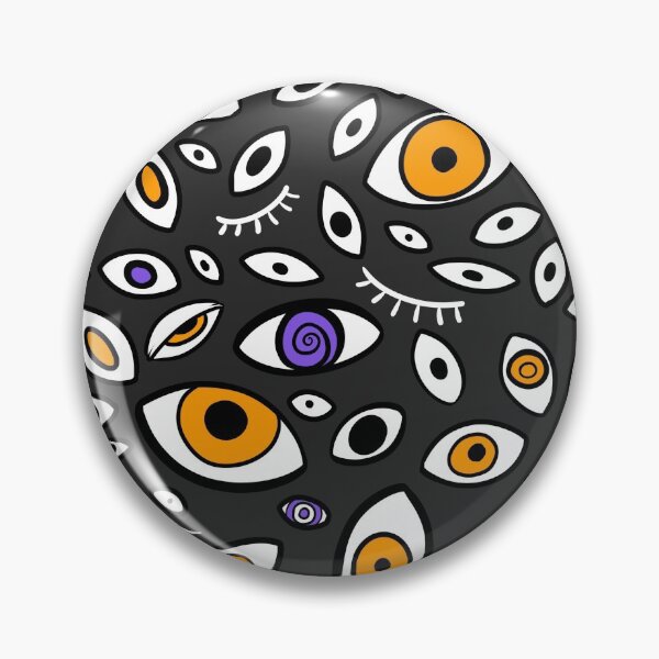 Item preview, eyes - black + orange + purple (halloween!) designed and sold by vastsurge.