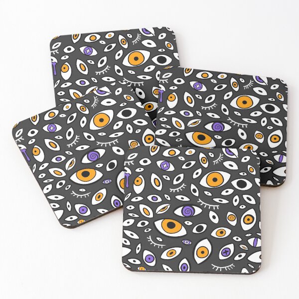 Item preview, eyes - black + orange + purple (halloween!) designed and sold by vastsurge.