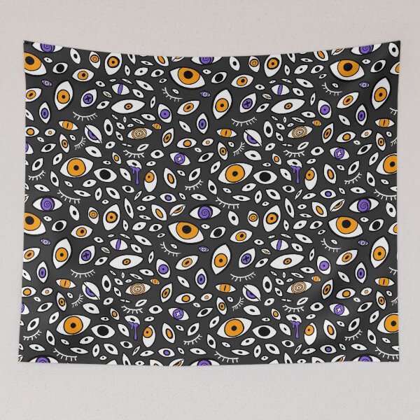 Item preview, eyes - black + orange + purple (halloween!) designed and sold by vastsurge.