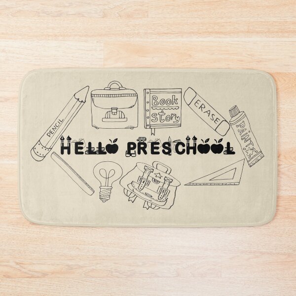 Item preview, Hello Preschool, Happy first day of Preschool. designed and sold by marosharaf.