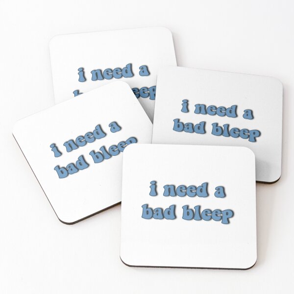 Item preview, “i need a bad bleep” blue designed and sold by Sandy005.
