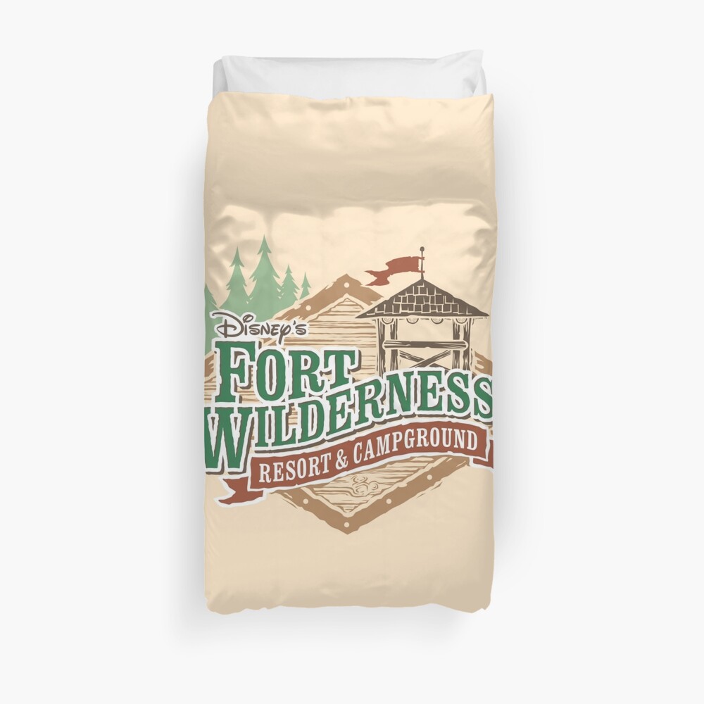 Fort Wilderness Duvet Cover