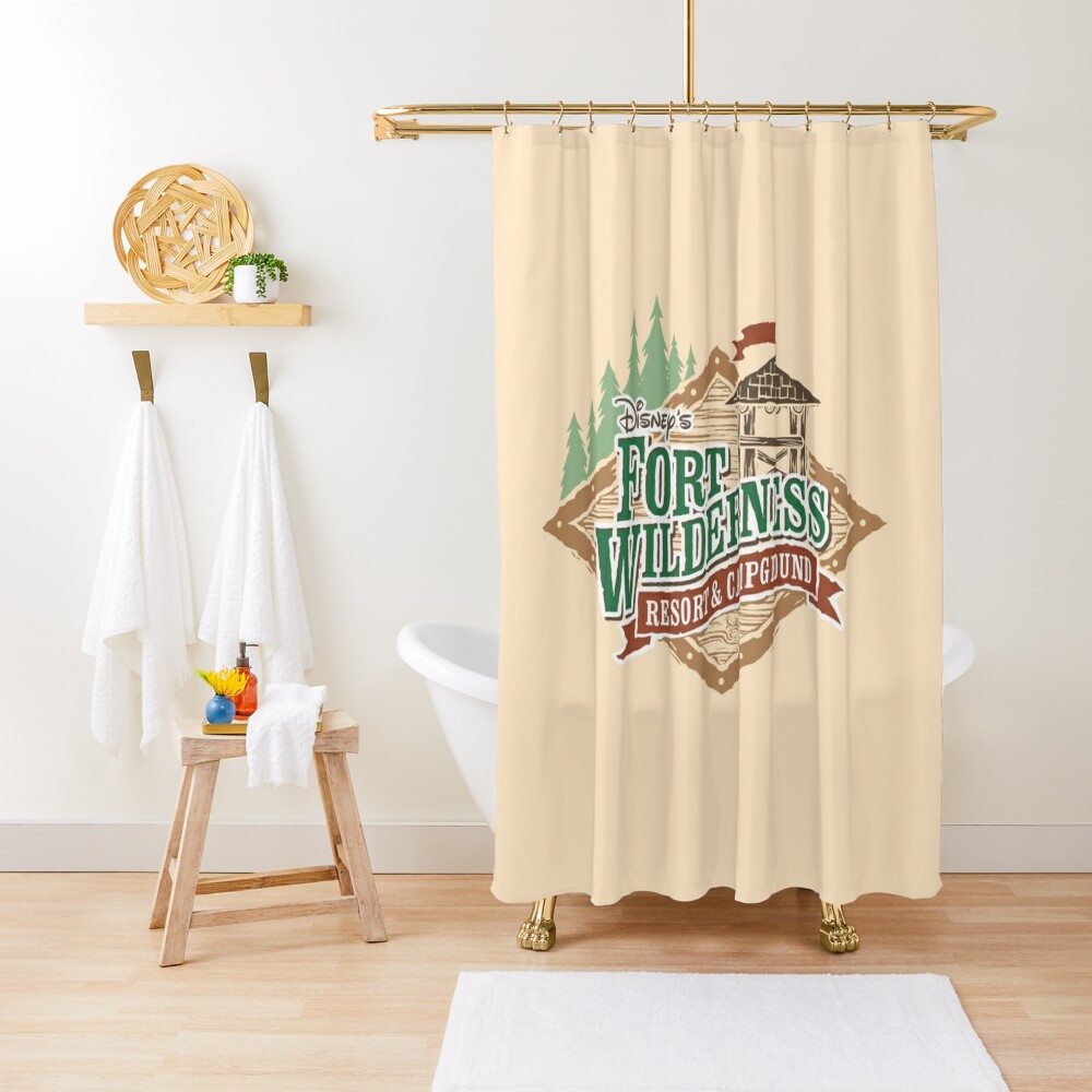 "Fort Wilderness" Shower Curtain by RafaelAndes | Redbubble