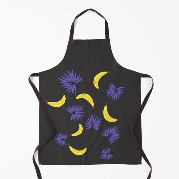 Item preview, Purple flowers and bananas pattern designed and sold by garhoud.