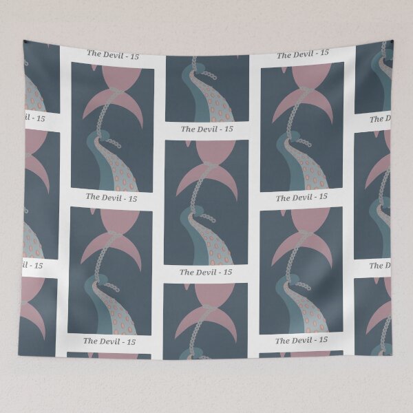 Item preview, The Devil Underwater Tarot Card designed and sold by ciarakraken.