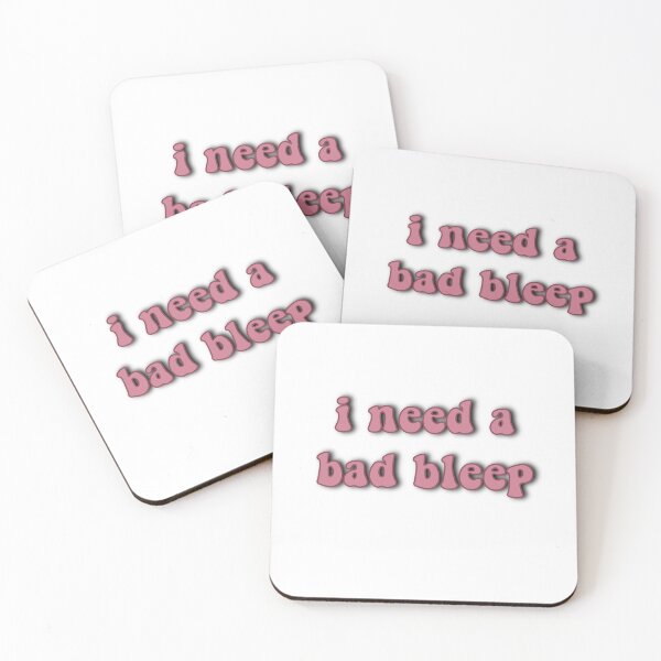 Item preview, “i need a bad bleep” pink designed and sold by Sandy005.