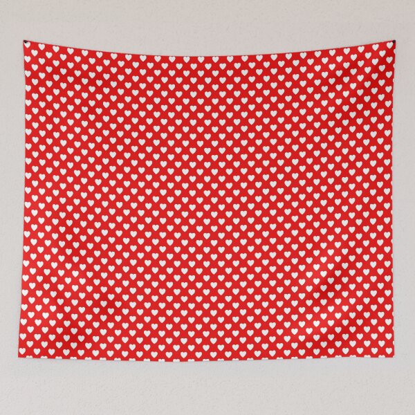 Item preview, White Hearts Red Background designed and sold by babydollchic.