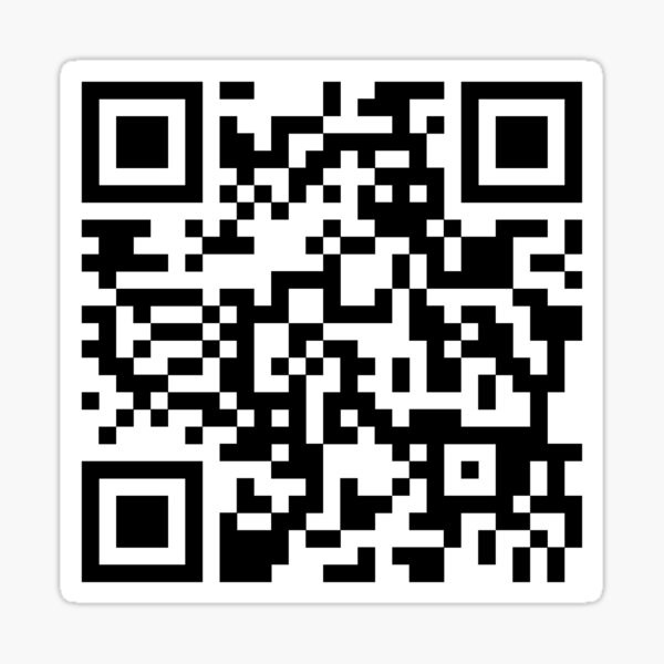 Blow That Piece Of Junk Out of the Sky! QR Sticker