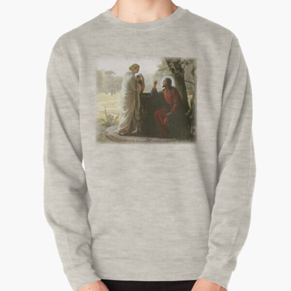 Carl Heinrich Bloch - Woman at the Well Pullover Sweatshirt