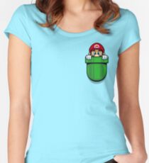 Pocket Plumber Women's Fitted Scoop T-Shirt