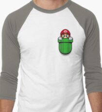 Pocket Plumber Men's Baseball ¾ T-Shirt