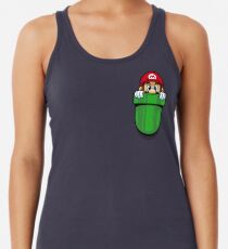 Camiseta con espalda nadadora Plomero de bolsillo
