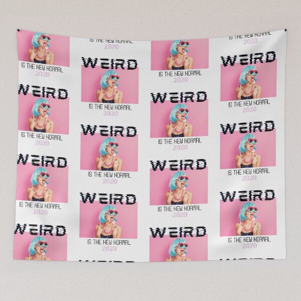 Item preview, Weird is the new normal sticker part 6 designed and sold by Iambellanova.