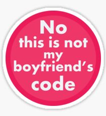 geek girl Sticker