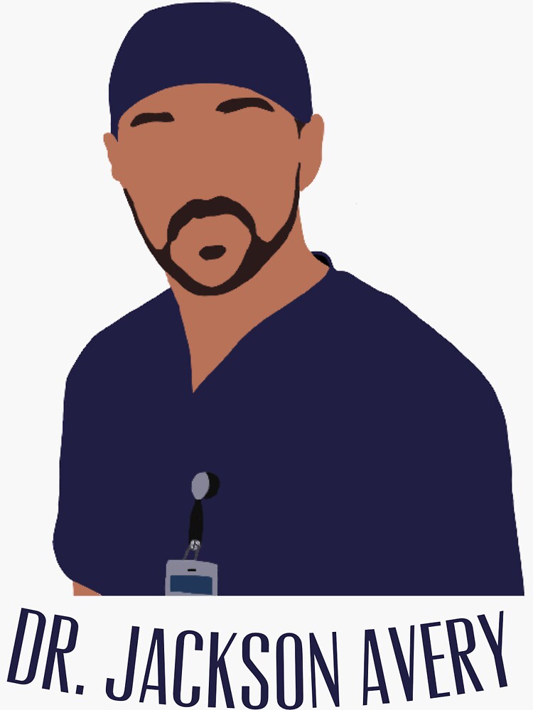 "Jackson Avery " Sticker by ayeimjess Redbubble