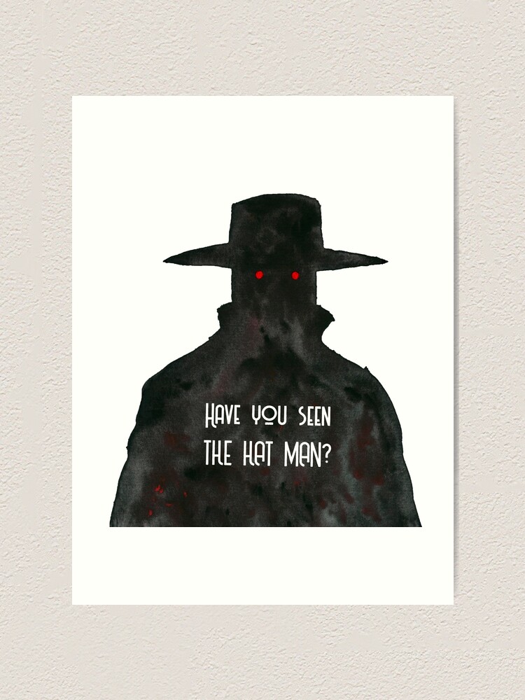 Hat Man Shadow Art Print for Sale by SkullNebulaShop
