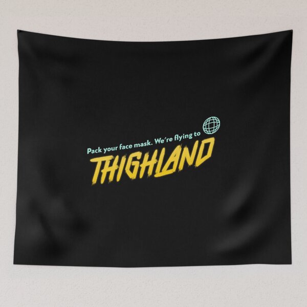 Item preview, We're Flying To Thighland designed and sold by MoonsmileProd.
