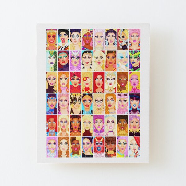 DRAG QUEEN ROYALTY Wood Mounted Print