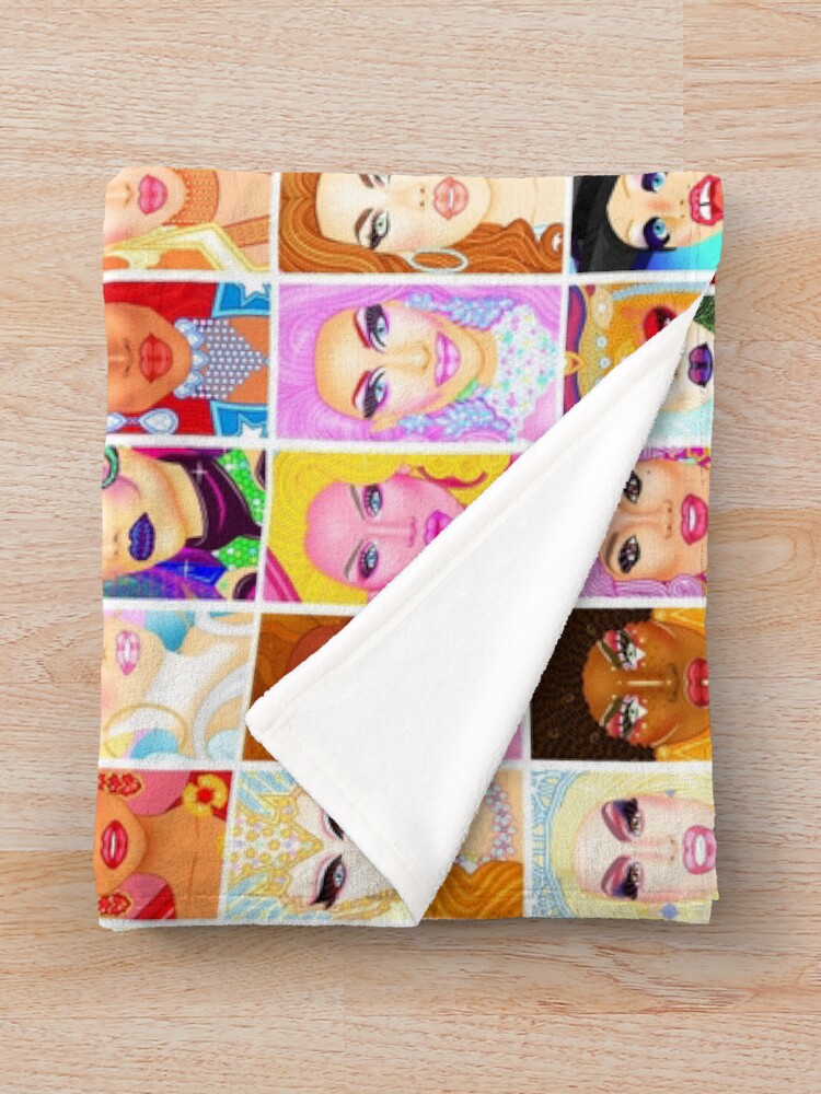 "DRAG QUEEN ROYALTY" Throw Blanket for Sale by RipstirLeon87 Redbubble