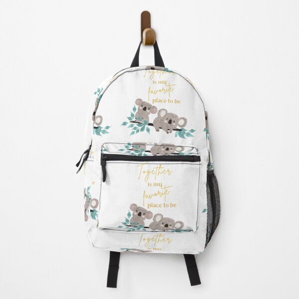 Item preview, together is my favorite place to be says two koala bears on a branch designed and sold by whitedove457.