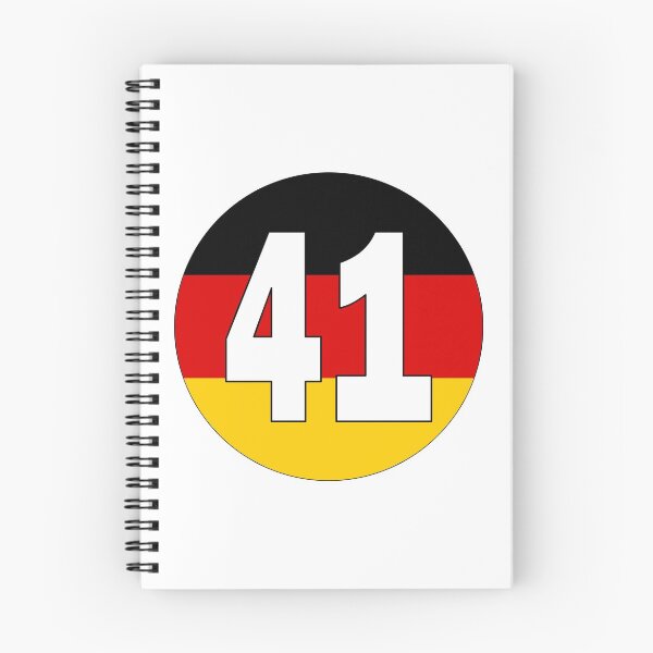 Item preview, Number 41 with Germany flag on the background designed and sold by AllShirts21.