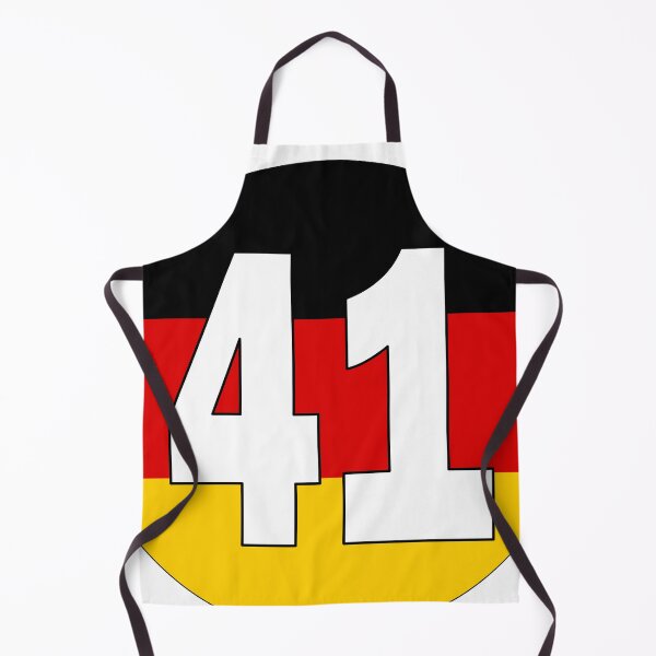 Item preview, Number 41 with Germany flag on the background designed and sold by AllShirts21.