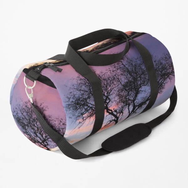 Sunrise Tree Silhouette Duffle Bag