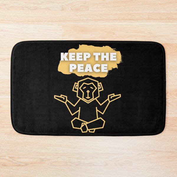 Item preview, Keep the peace - Monkey meditating  designed and sold by priyankajustine.