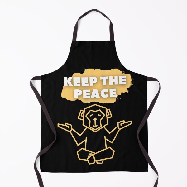 Item preview, Keep the peace - Monkey meditating designed and sold by priyankajustine.