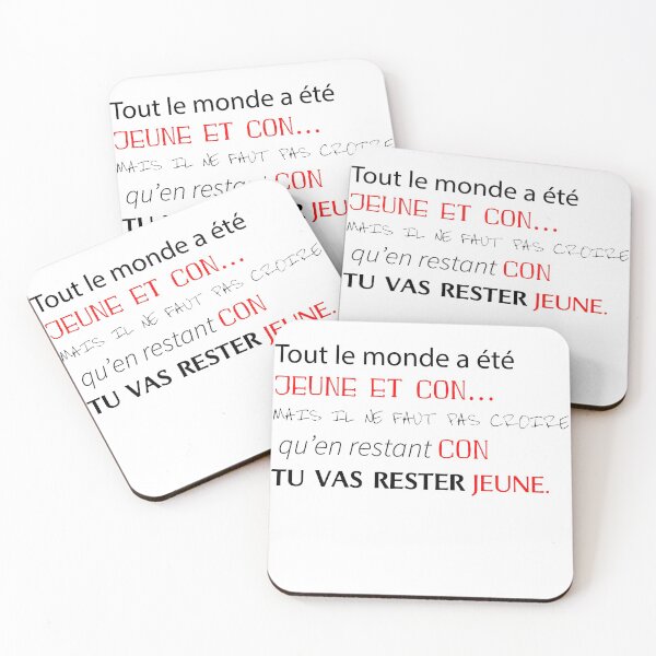 Item preview, Everyone was young and stupid, but you mustn't believe that by being stupid you will stay young designed and sold by DesignByArt.