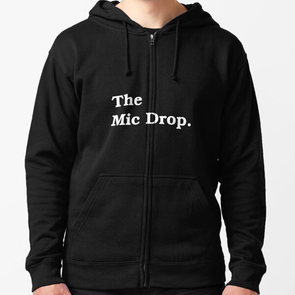 mic drop moletom com capuz