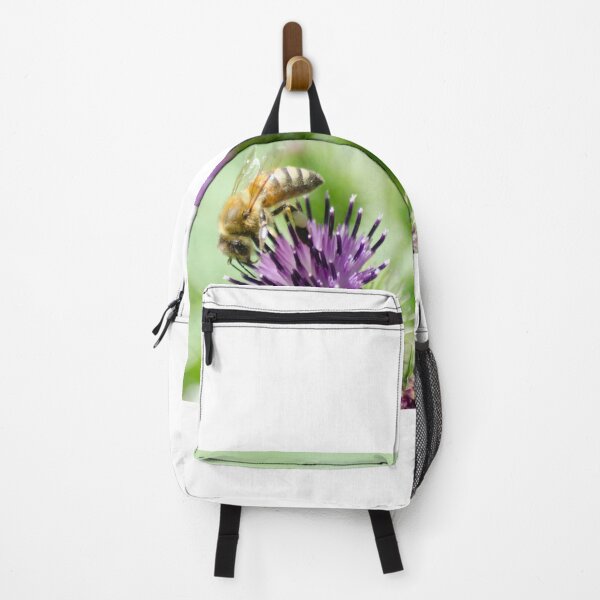 Item preview, A Western Honey Bee (Apis mellifera) on a thistle designed and sold by rodmacpherson.
