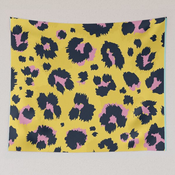 Item preview, yellow pink Leopard Print designed and sold by Boutique-Chic.