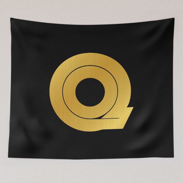Artikelvorschau, Buchstabe Q - Serie Golden Initials entworfen und verkauft von To-the-T.