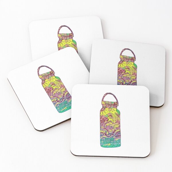 Item preview, Colorful Hydro flask Zentangle designed and sold by dati2328.